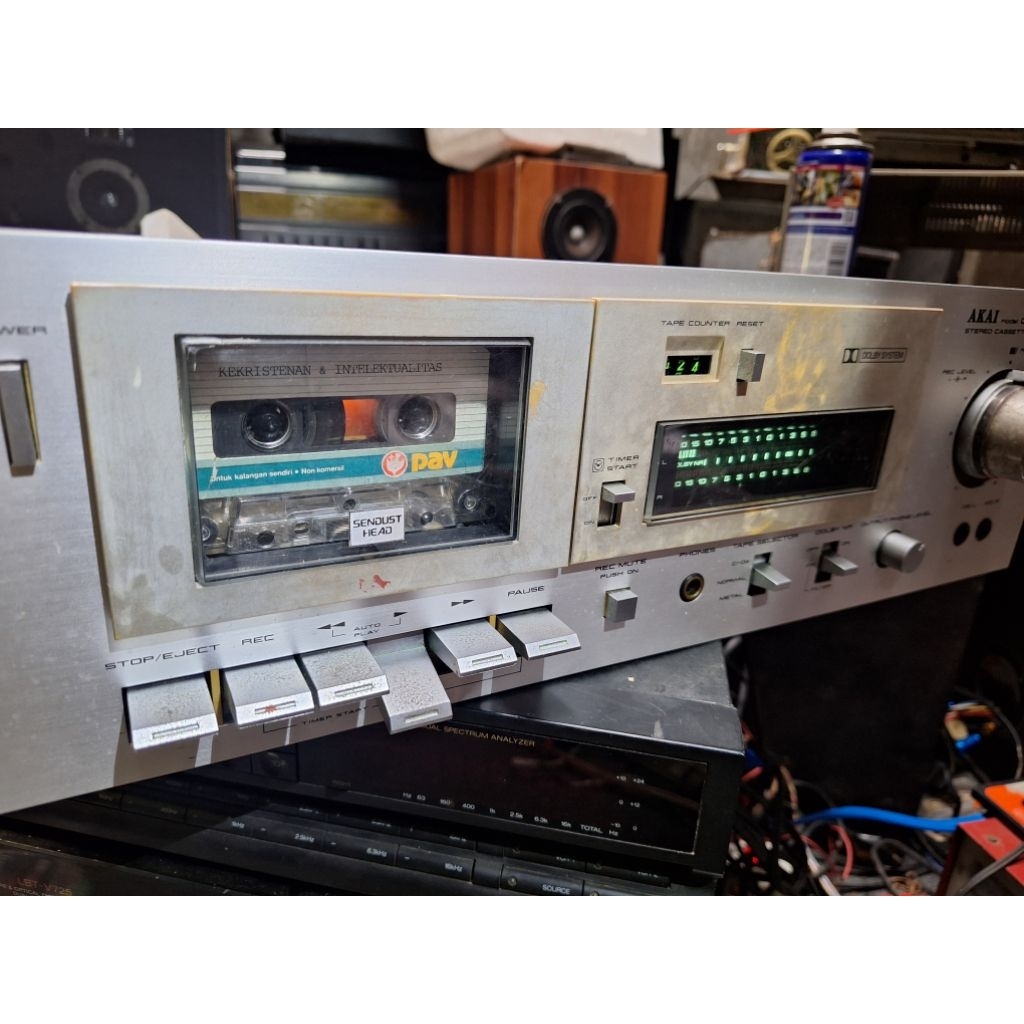 pemutar kaset pita AKAI CS-M02...preamp...