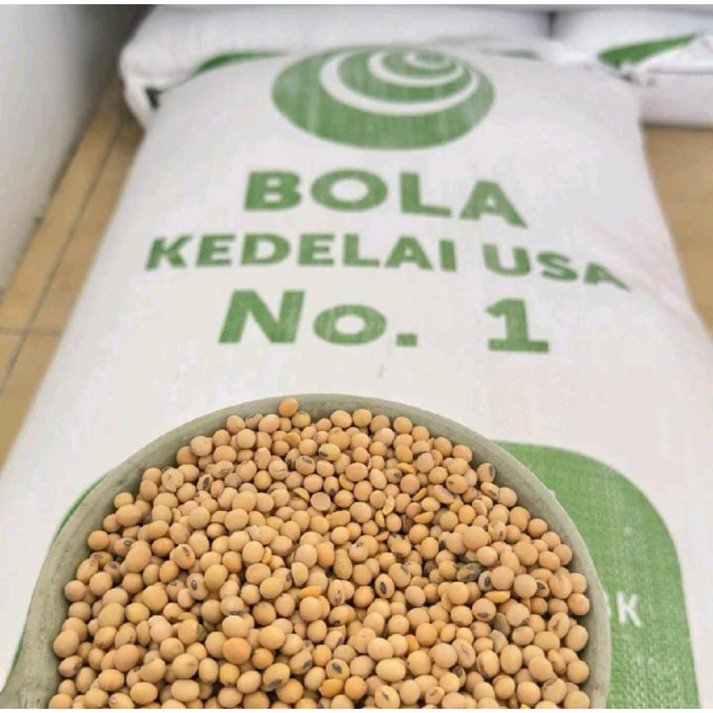 1kilo kedelai import bola bahan baku tahu,tempe,sari kedelai