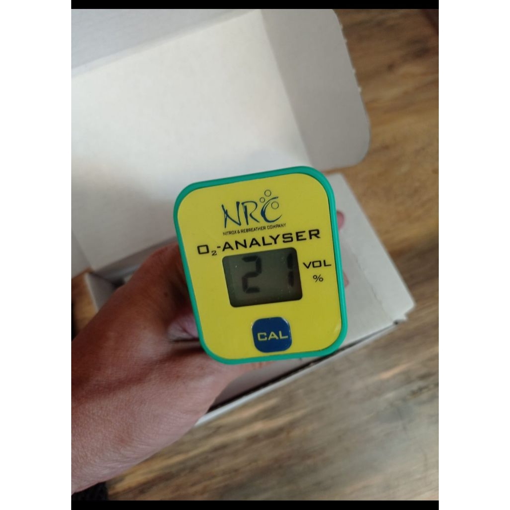 NRC Oxygen Analyzer O2 Oksigen Measure Scuba Diving Tank Alat Ukur Kadar Oksigen dalam Tabung Selam