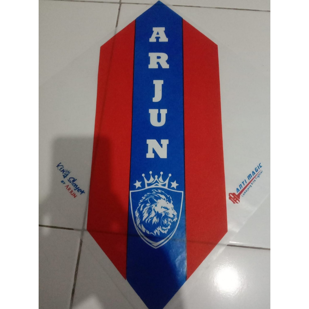 Sablon Layangan 2 Warna Desain Custom, Kertas Layangan Sablon Dua Warna, Kertas Layangan Sukhoi 2 Wa