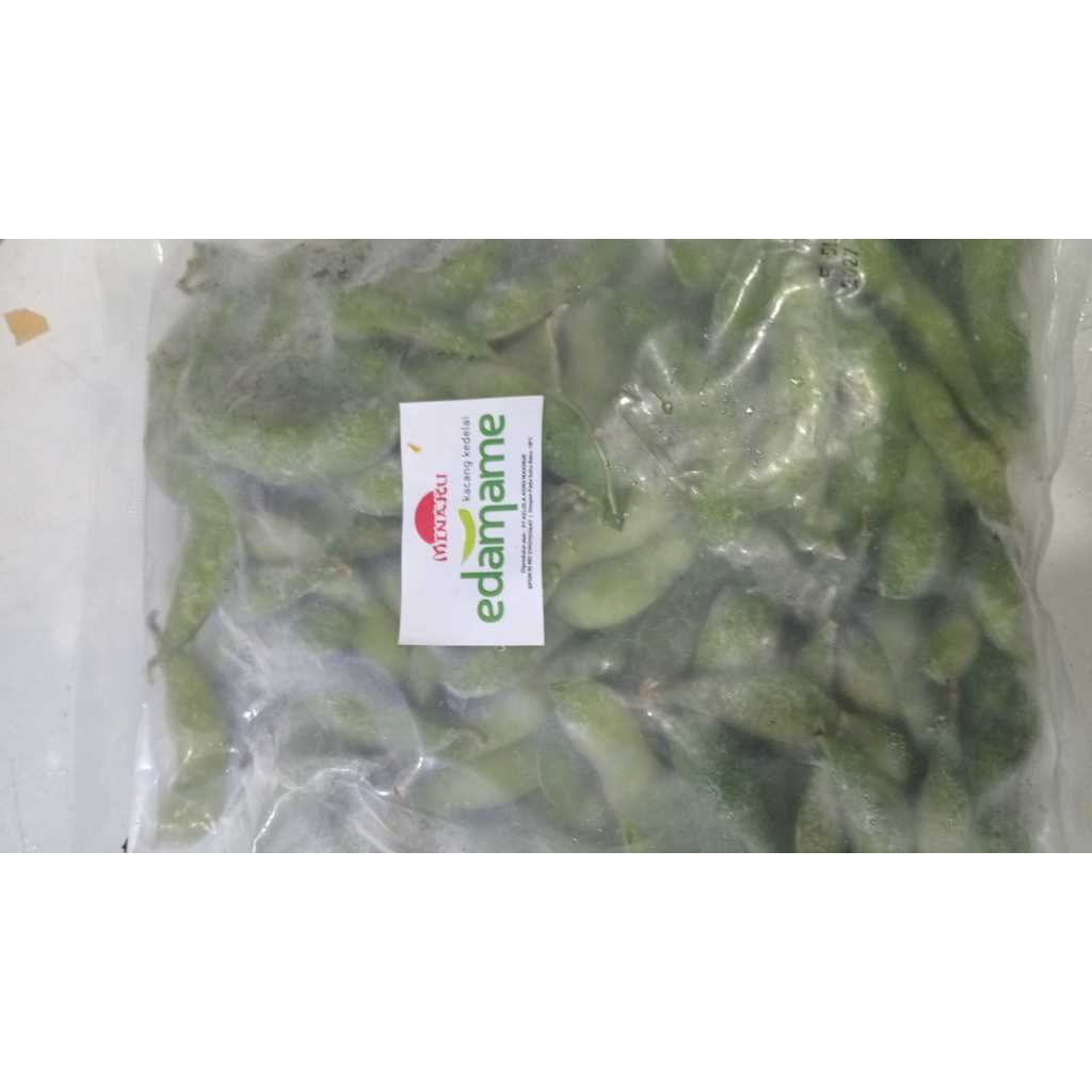 "Minaku Edamame Kacang Kedelai Jepang 500gr Frozen Food Halal Siap Rebus Praktis"