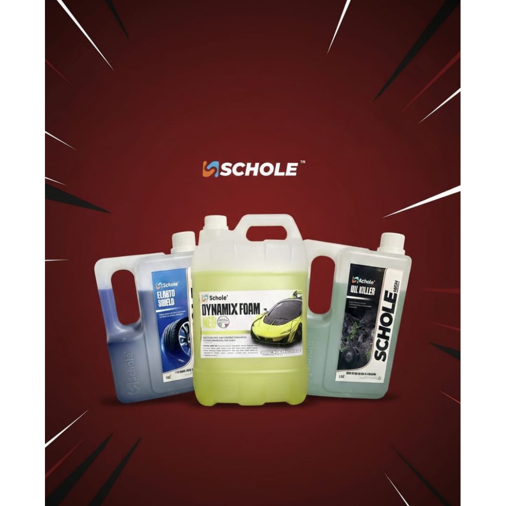 Promo Paket Schole' Dynamix Foam Bundling 3 (neo 5L, elasto, oil killer 1,72L)