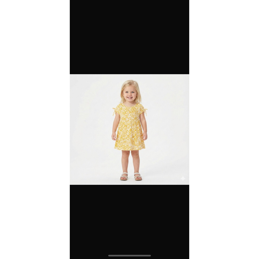 Yellow Dress Baby Gap (100% Original)