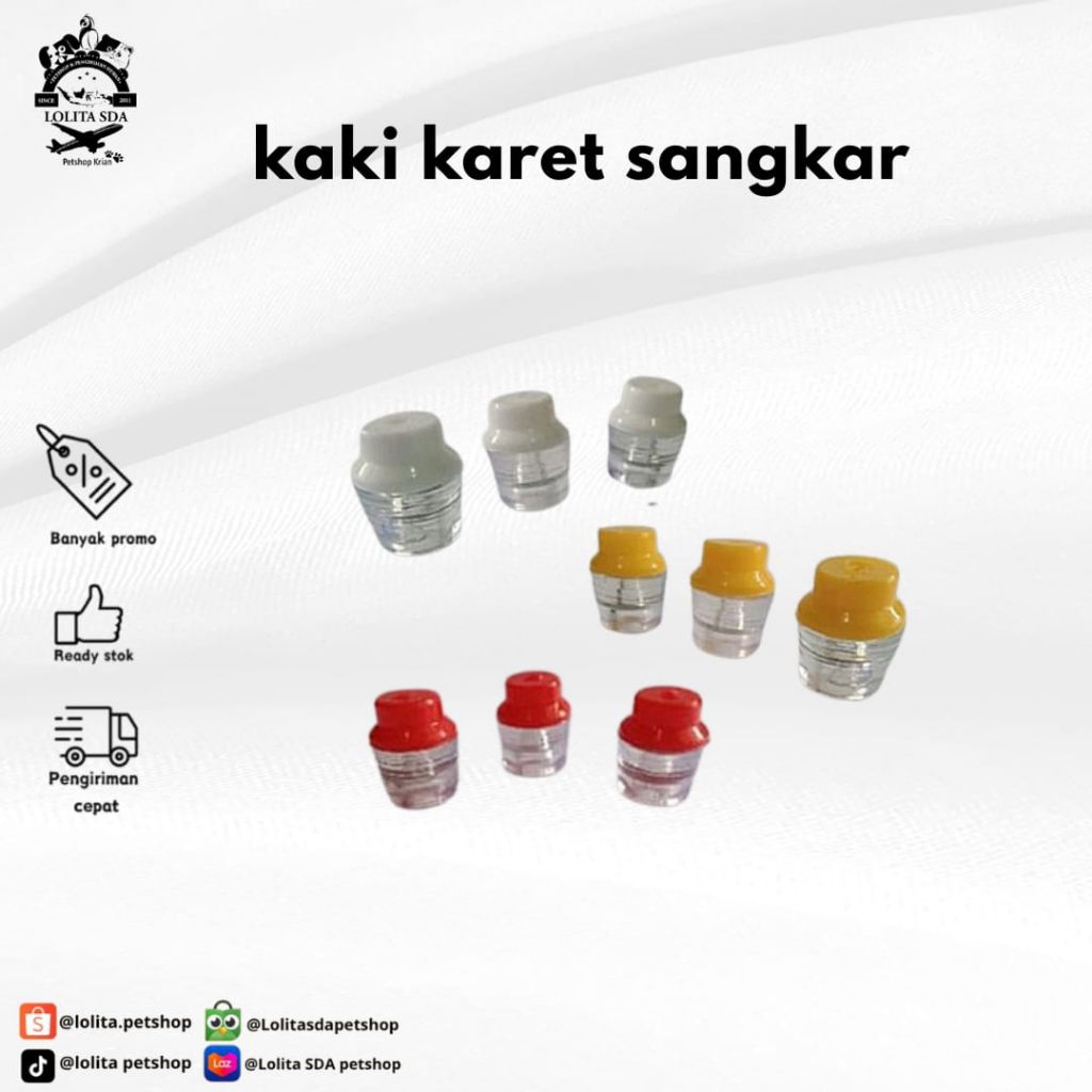 kaki karet tebok sangkar murai lb