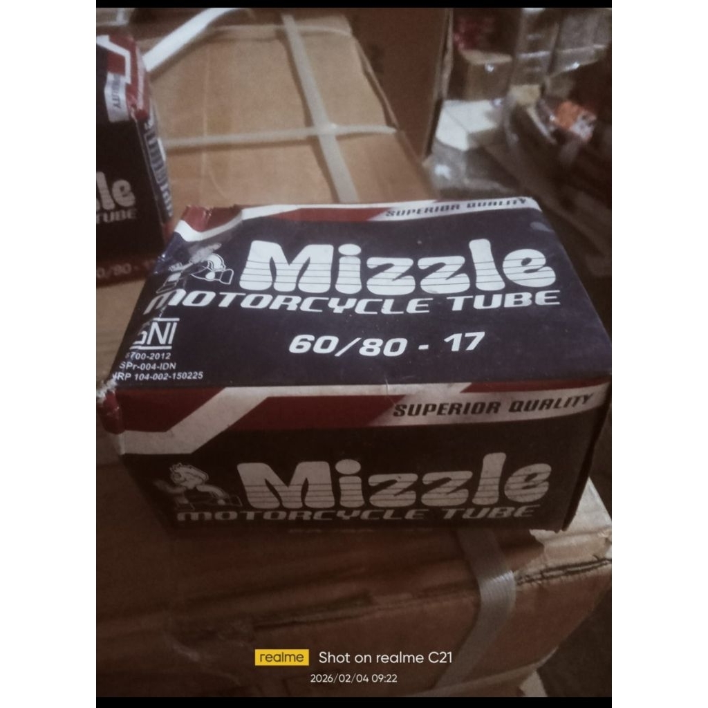 Ban dalam mizlle ukuran 60/80 ring 17