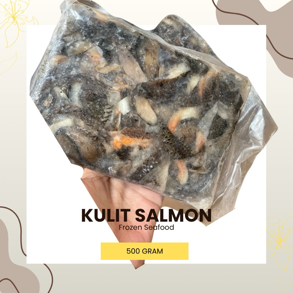 KULIT IKAN SALMON 500 GRAM | SALMON SKIN | KULIT IKAN