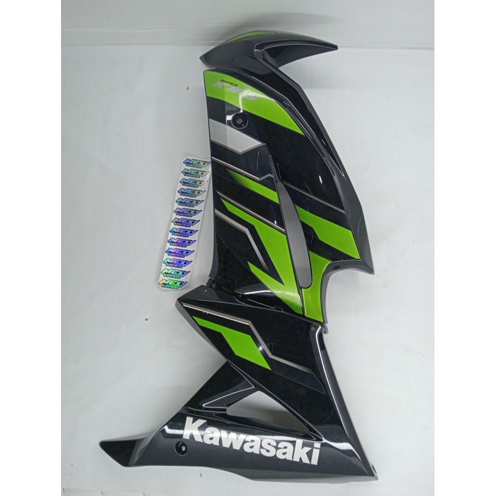 SAYAP FAIRING ATAS NINJA COVER BODY SAYAP FAIRING ATAS BAWAH NINJA RR NINJA RR NEW ORIGINAL KAWASAKI