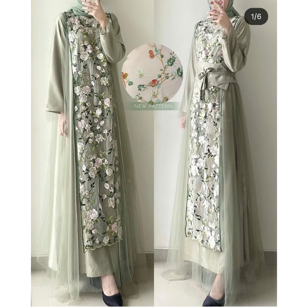 PRELOVED DRESS BRAND RAYAPARI /DRESS LEBARAN DRESS KONDANGAN