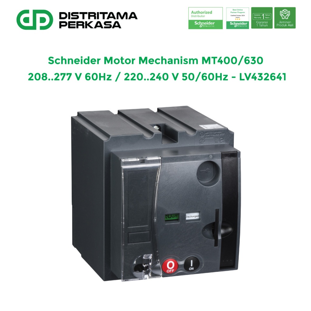 Schneider Motor Mechanism MT400/630 208-277V - LV432641