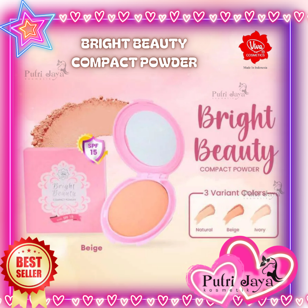 VIVA BRIGHT BEAUTY Compact Powder | Pink