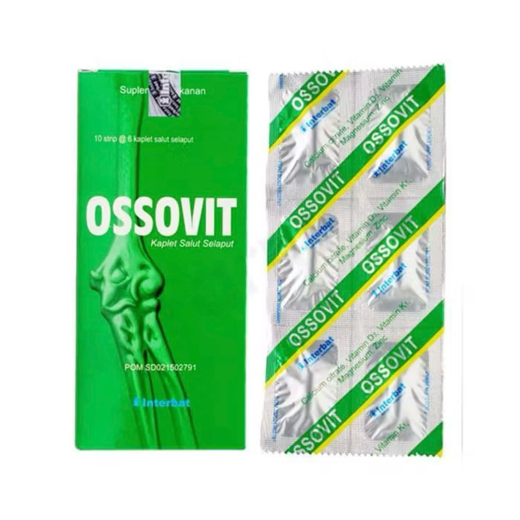 Ossovit Tablet 1 Strip 6 Kaplet