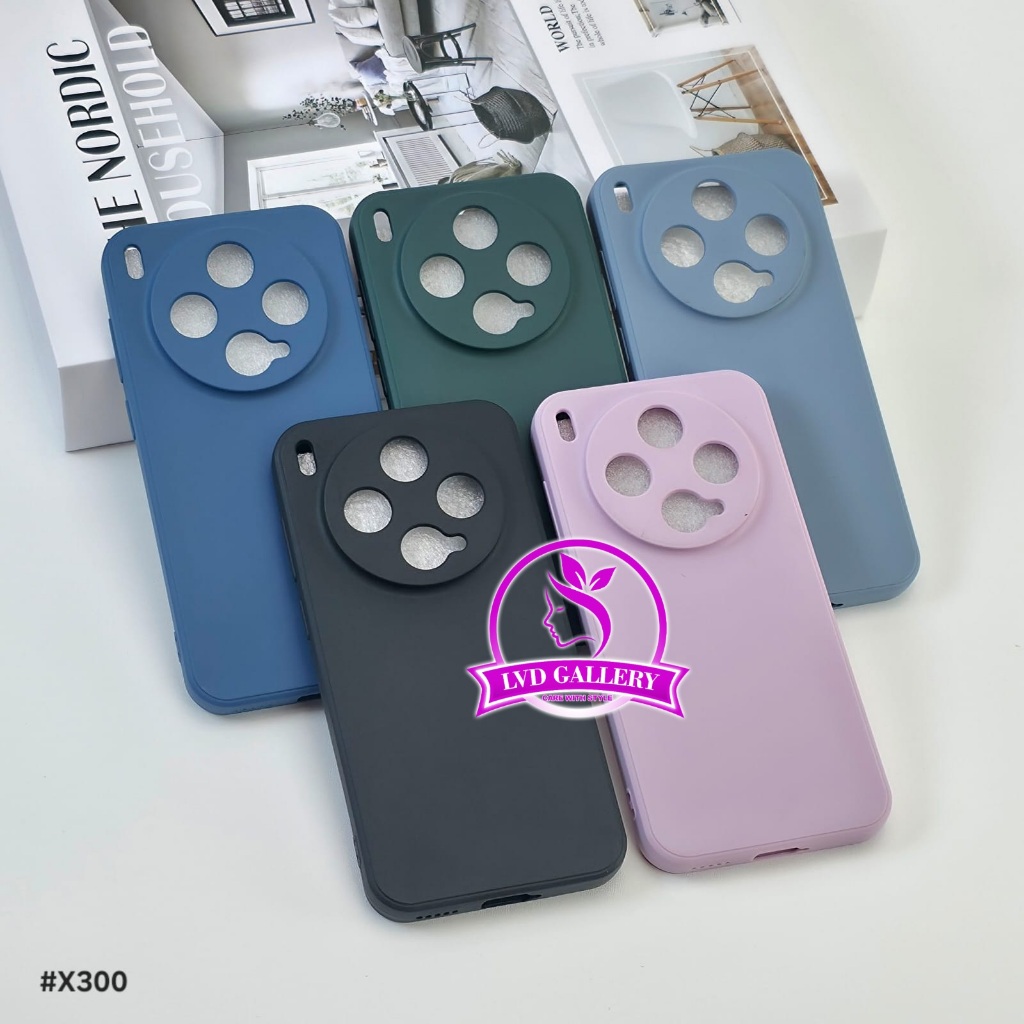 Vivo X300 5G Vivo X300 Pro 5G Vivo X200 Vivo X200 Pro liquid Silicone / Macaron Square Color Case Vi