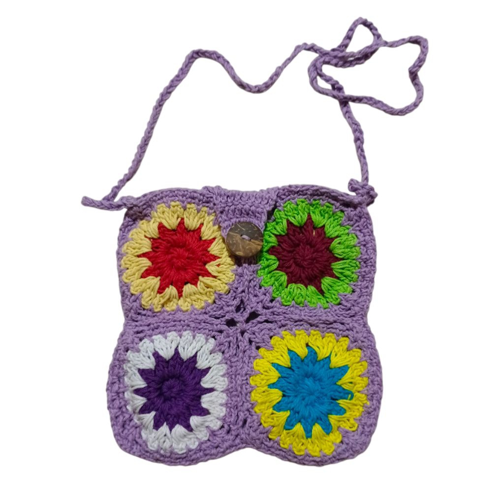 Tas Rajut Bali Hand Made / Tas Slempang Rajut Bali