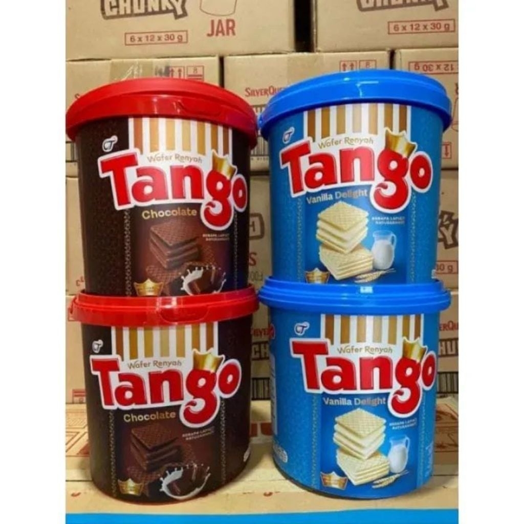 Tango wafer rasa Vanilla, Coklat,