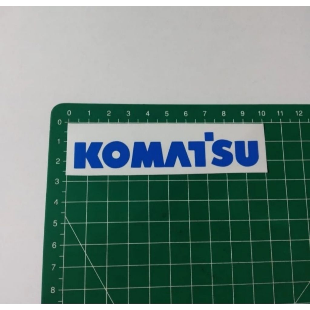 stiker cutting komatsu