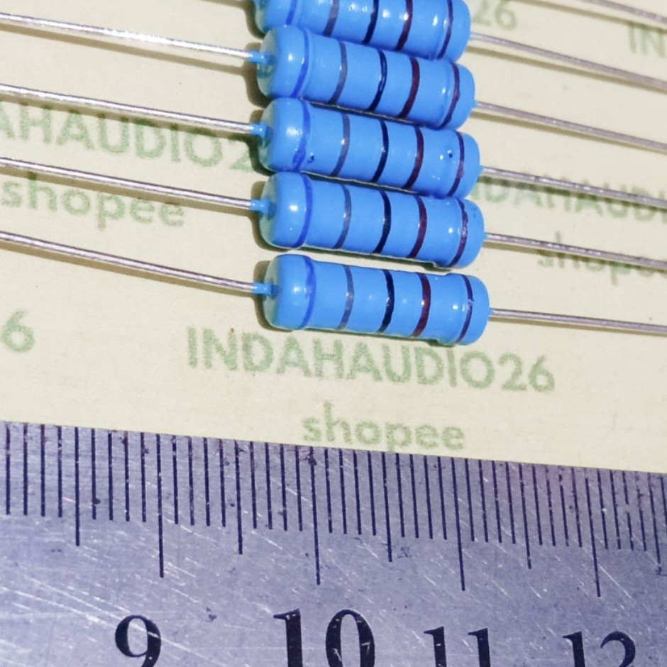 metal film 6K8  2W 1% resistor 6,8k  2 watt  6,8  kilo ohm 2 w 2watt 1 persen 6.8k 2w  6k8