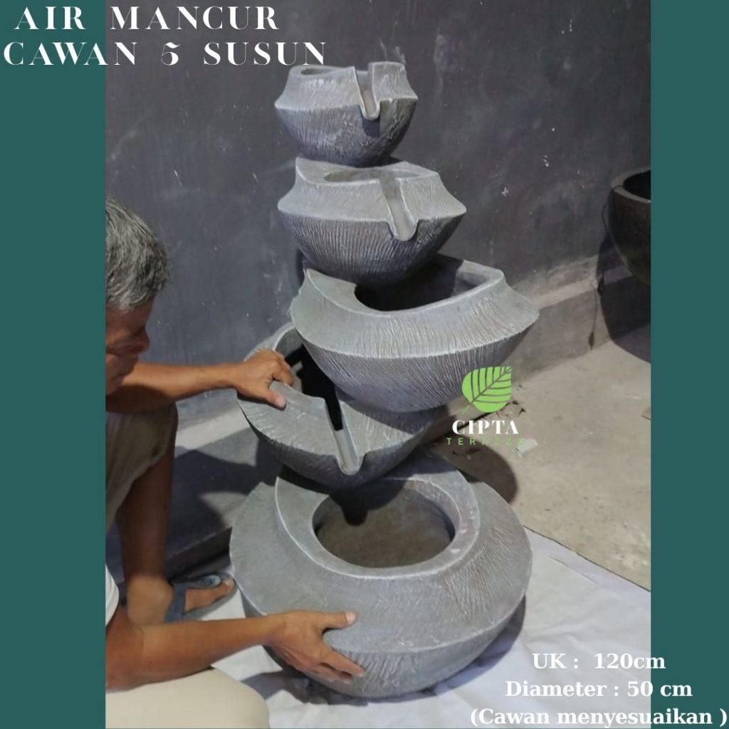 Air Mancur 5 Susun | Air Mancur Indoor dan outdoor | Air Mancur Portable