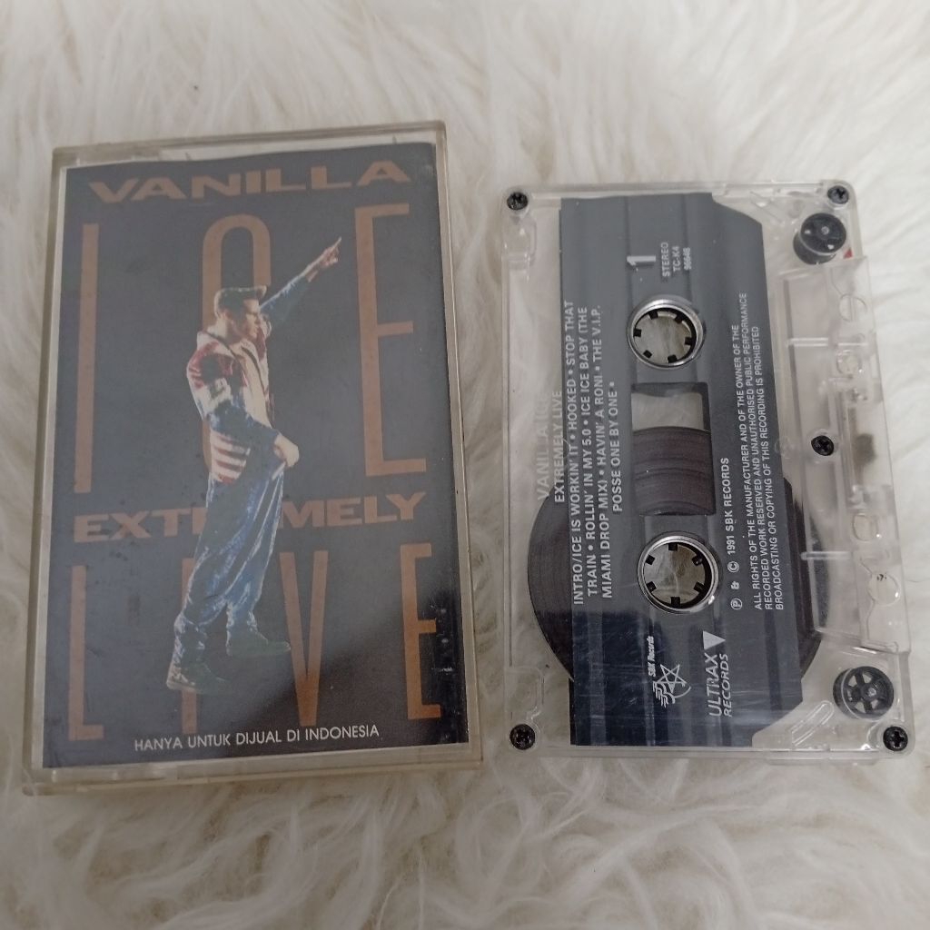 Kaset Pita Vanilla Ice