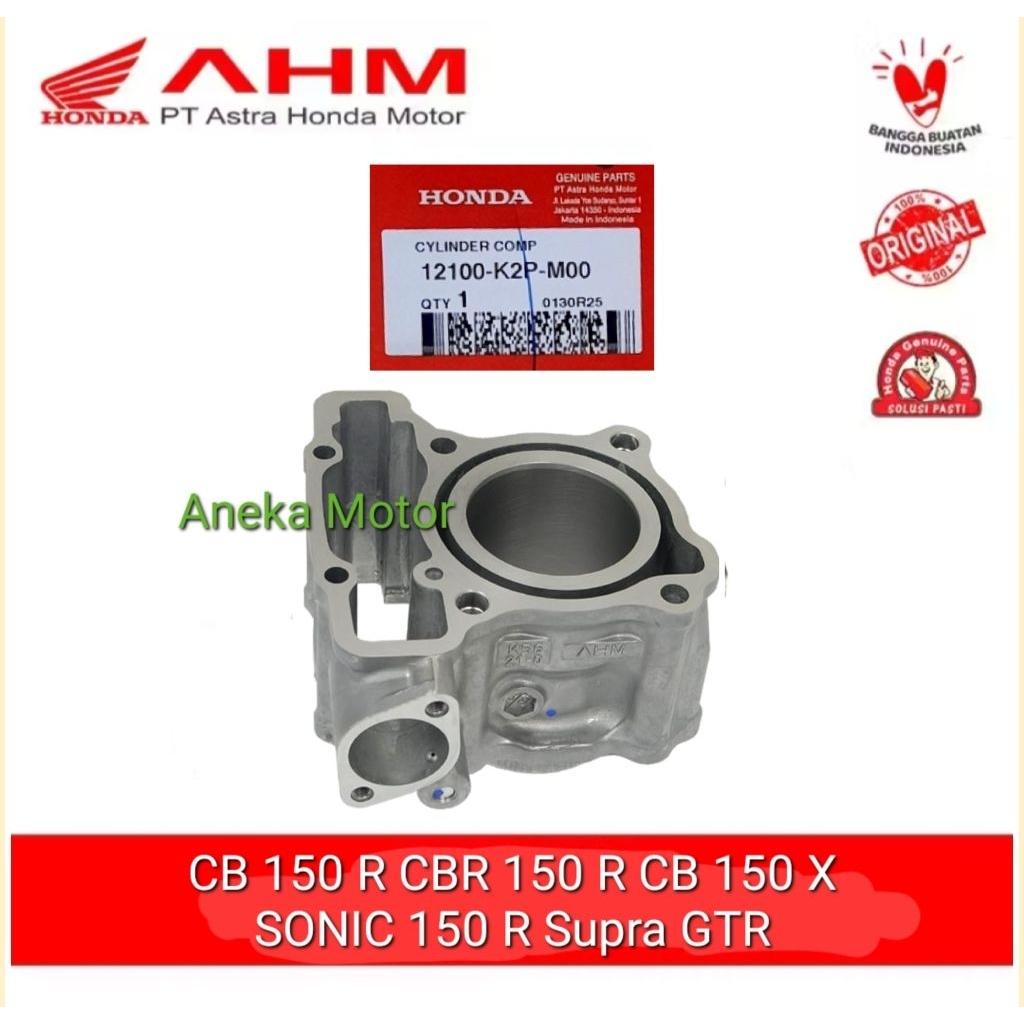 12100 K2P M00 AHM Blok Cylinder Honda CB 150 X CB 150R LED K15G K15M K15P CBR150R LED K45G K45N K45R