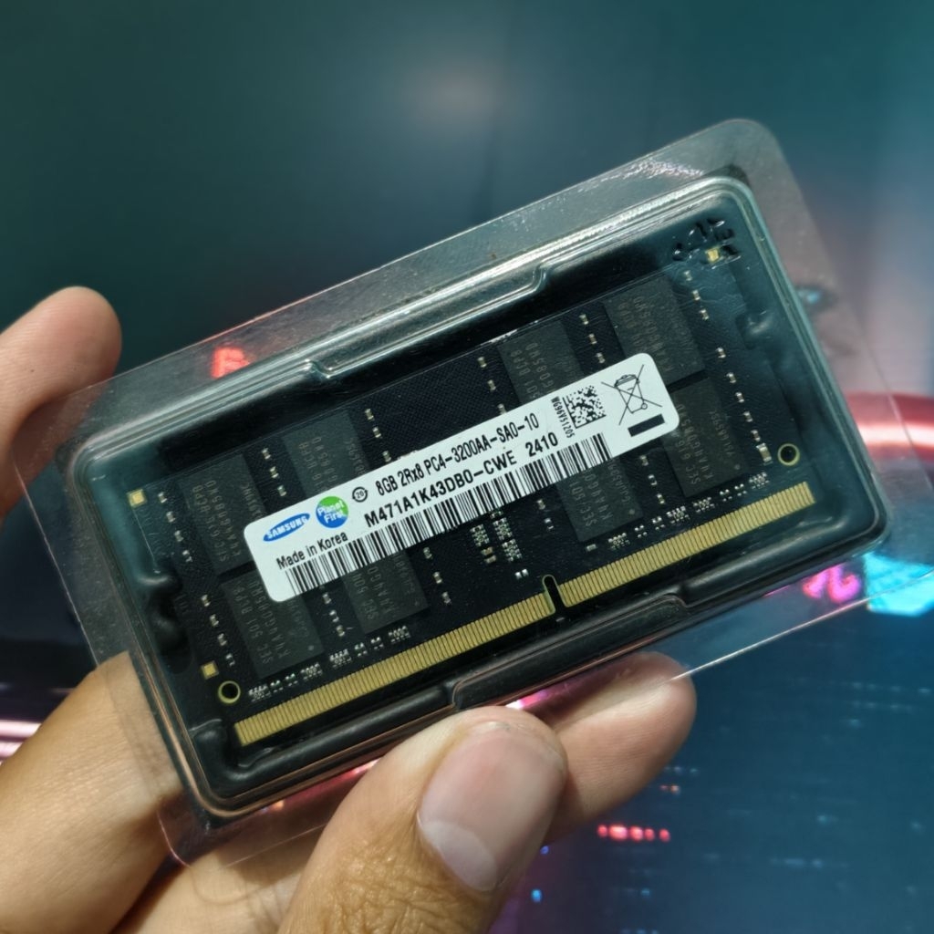 RAM LAPTOP SAMSUNG DDR4 8GB 3200 Mhz PC25600 ( BEKAS )
