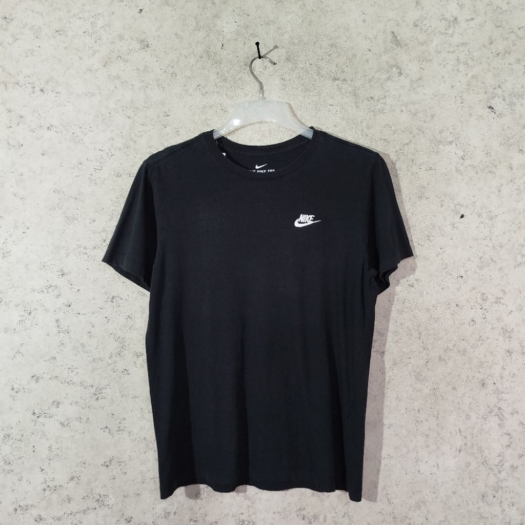 Kaos lengan pendek pria Ceklis TEE Made In Malaysia Hitam T-shirt casual basic Logo Bordir simple si