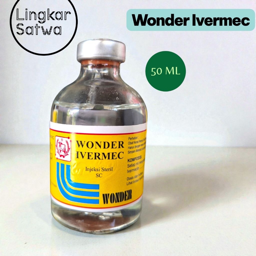 Wonder Ivermec - Anti scabies, kutu, caplak hewan