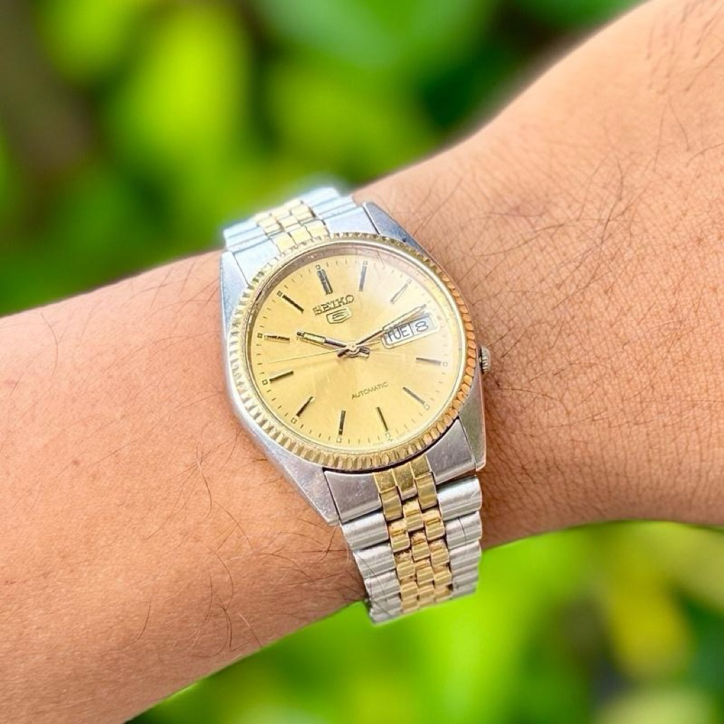 Seiko president  datejust 7009 vintage. Seiko vintage dual tone 7009 watch