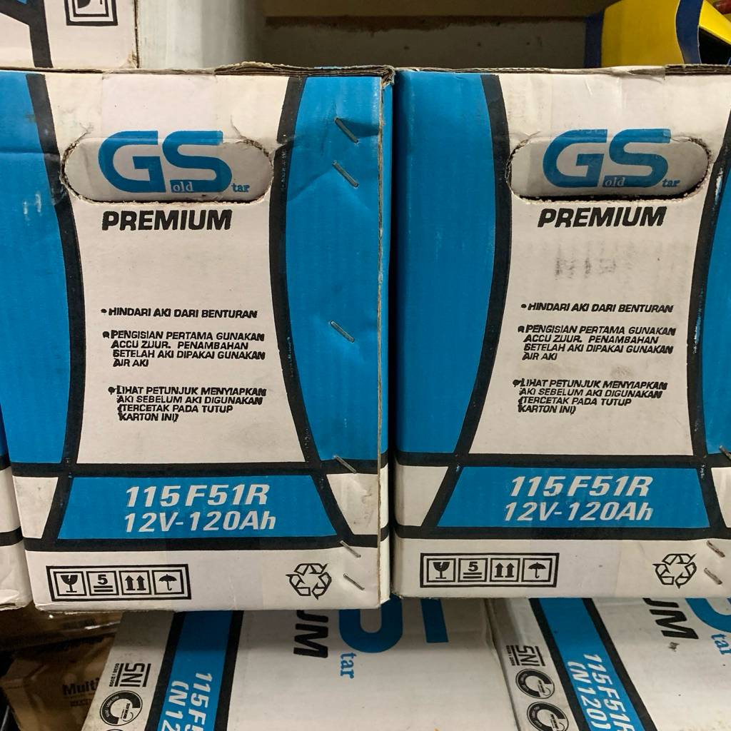 Aki Accu GS Premium Basah 12V N120 / 120Ah Ampere
