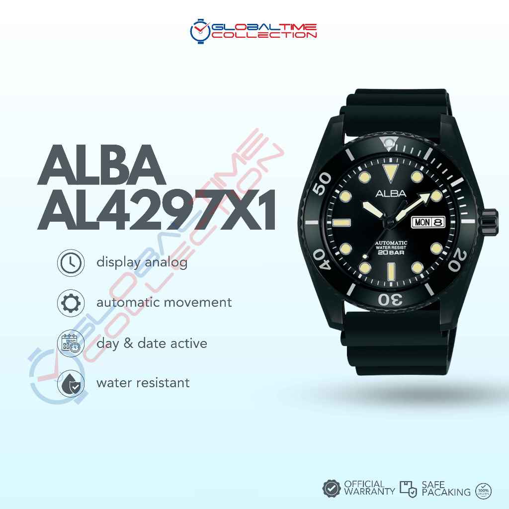 Jam Tangan Pria Automatic Alba AL4297X1