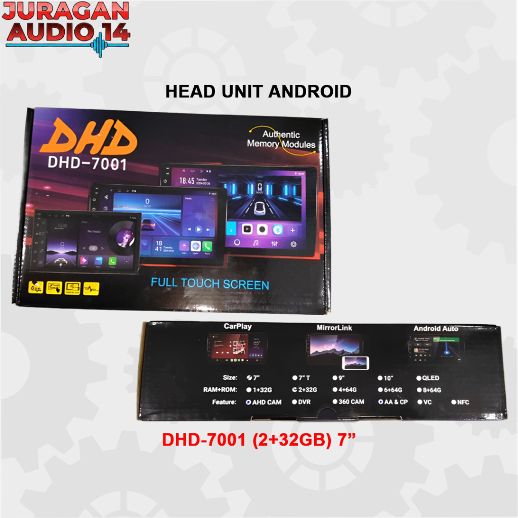 HEAD UNIT ANDROID 7" DHD-7001