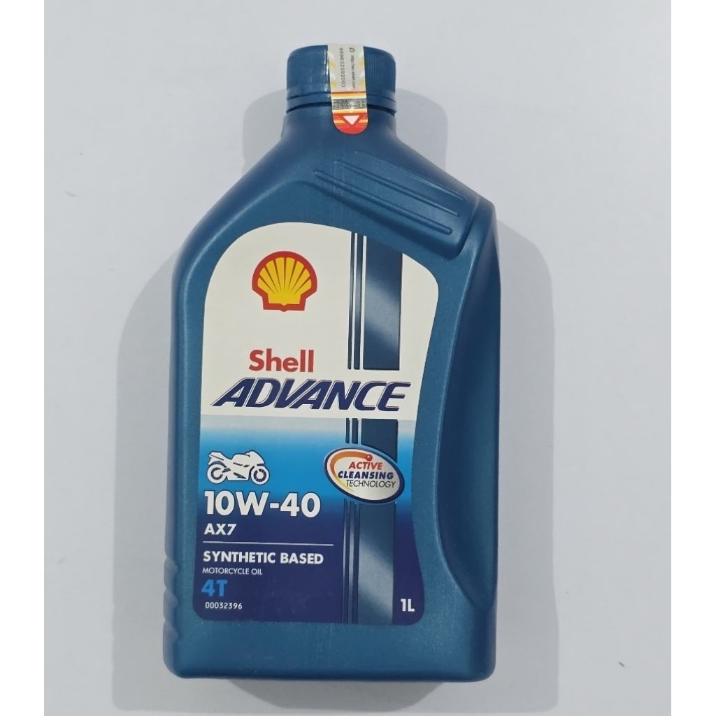 OLI MESIN SHELL MOTOR RODA DUA SHELL AX7 10W 40 1 LITER MOTOR RODA DUA 4T 4 TAK