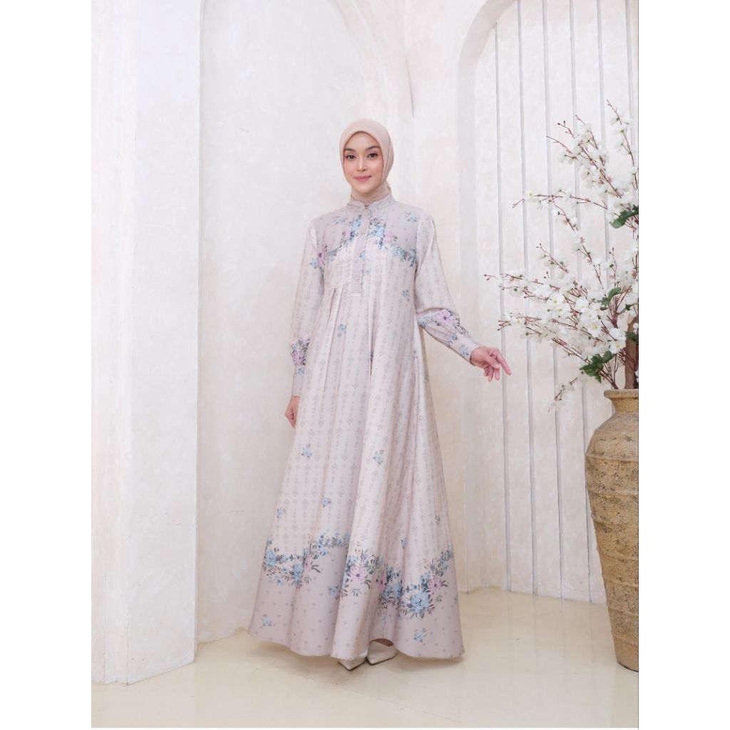 DRESS AISYAH MARBELLA PRINT A 645 BUSUI | GAMIS WANITA TERBARU | GAMIS WANITA BEST SELLER | DRESS WA