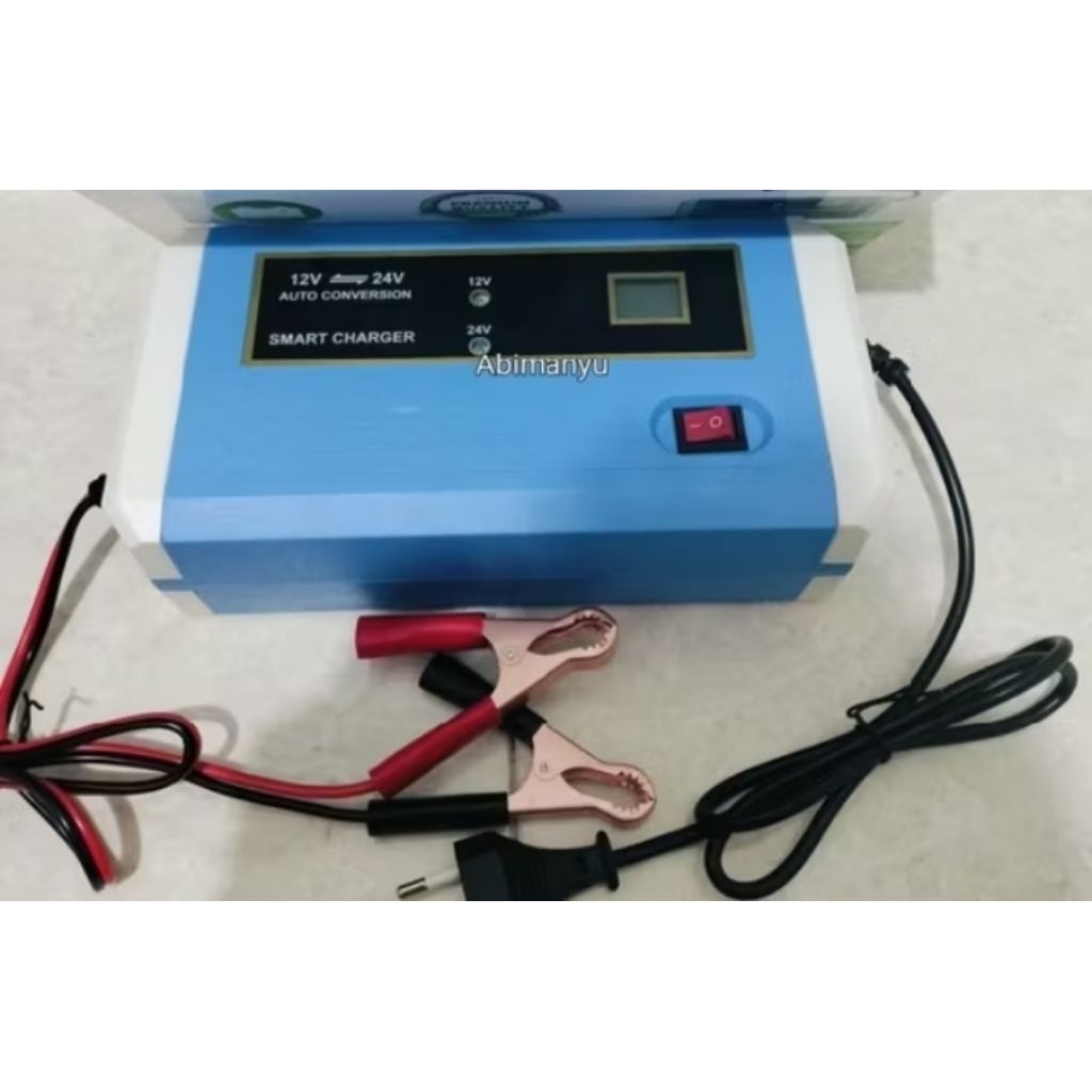 charger aki 10A 12/24 volt