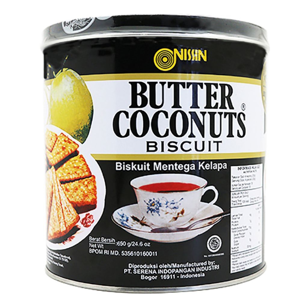 NISSIN BISKUIT MENTEGA KELAPA KALENG 650 G