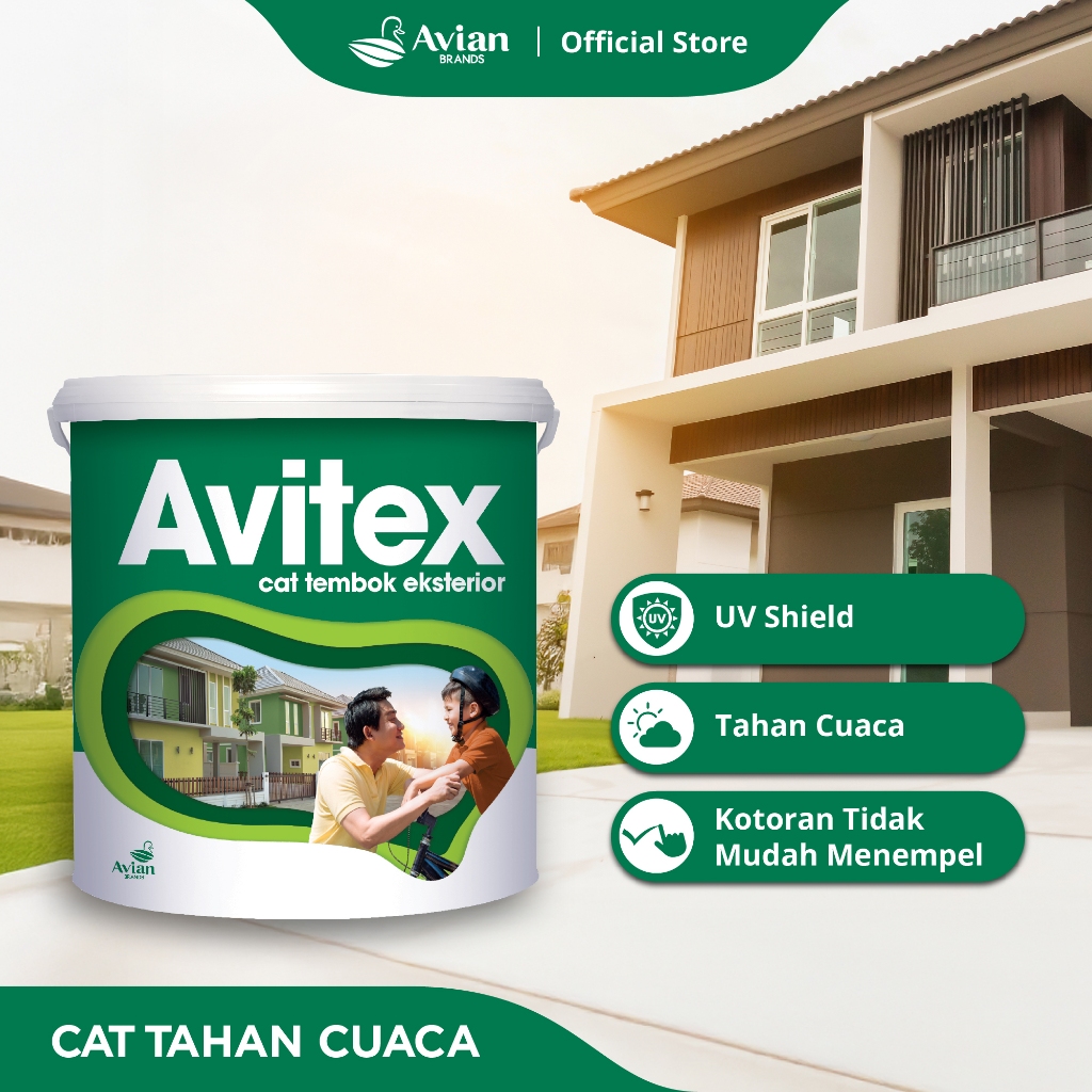 Avitex Eksterior Cat Tembok Eksterior 5 Kg