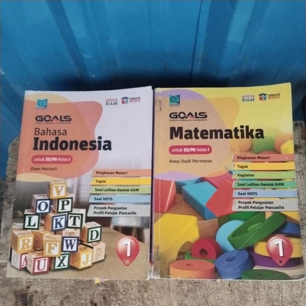 Buku Paket Goals Matematika / Matematika Kelas 1 SD / MI Kurikulum Merdeka