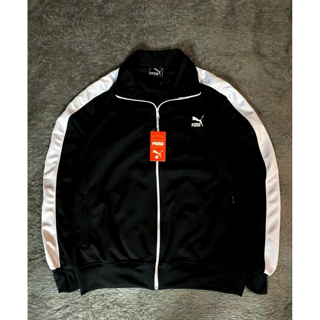 jaket tracktop PUMA CASUAL pria dan wanita full tag label