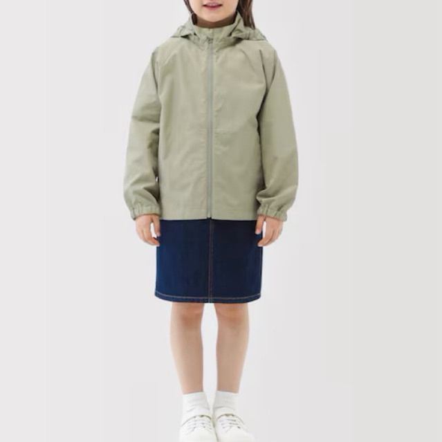 Kids' water-repellent hooded jacket Muji Japan - PO
