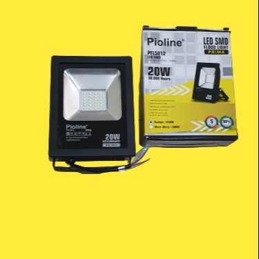 Pioline Lampu Sorot 20w PFL5012 / LED Flood light Prima Pioline 20 Watt cahaya putih PFL 5012