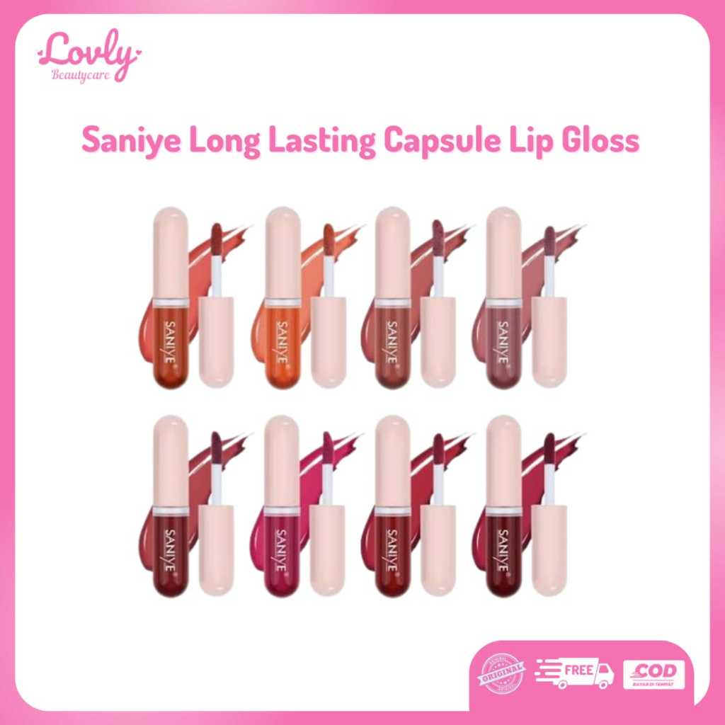 SANIYE BPOM Matte Lipstik Mini Kapsul Series Waterproof Transferproof
