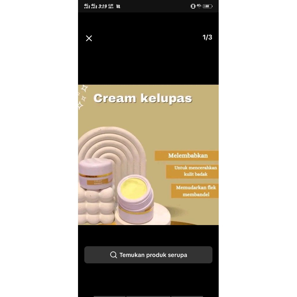 Jilvie Cream Kelupas Pengelupas Wajah Flek & Jerawat