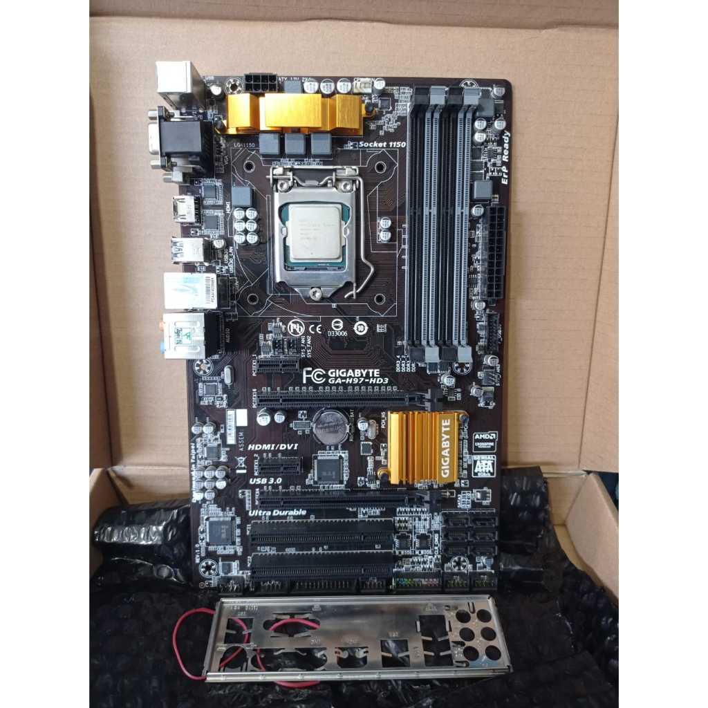 mobo gigabyte ga h97-hd3 lga 1150 ddr3 onboard vga