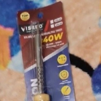 Nasa Solder Iron Elektrik/ Solder Listrik 40watt Gagang Kayu Kombinasi Plastik/ Solder Nasa NS-900