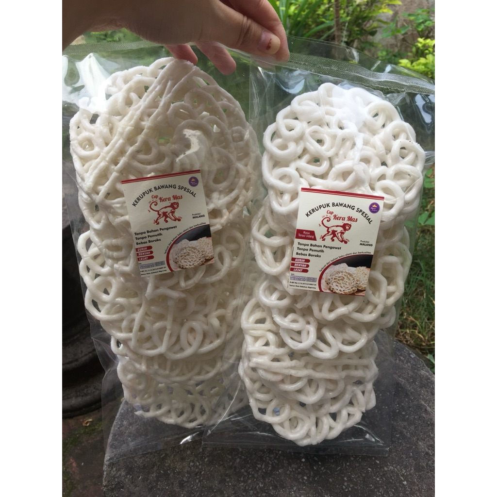 Kerupuk Matang Bawang Spesial Cap Kera Mas