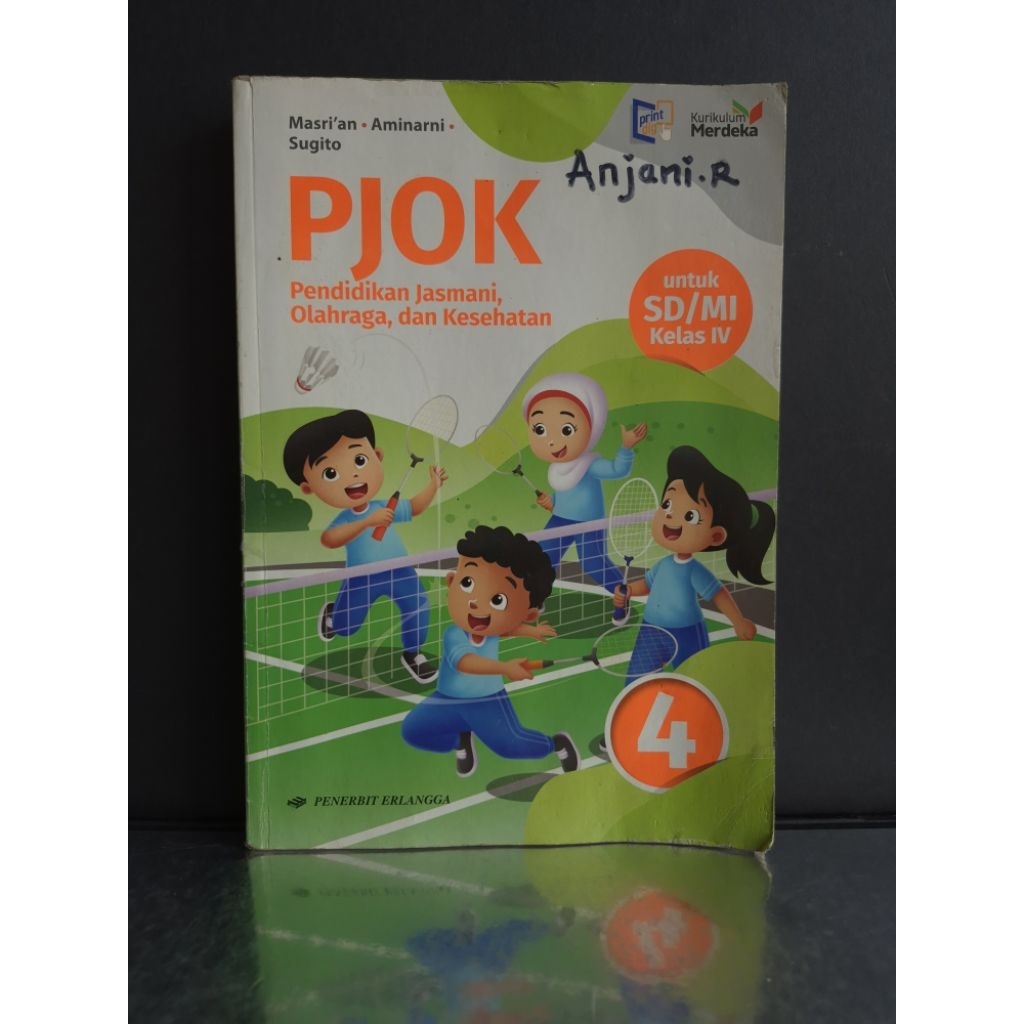 Buku Sekolah PJOK untuk SD Kelas 4 Erlangga