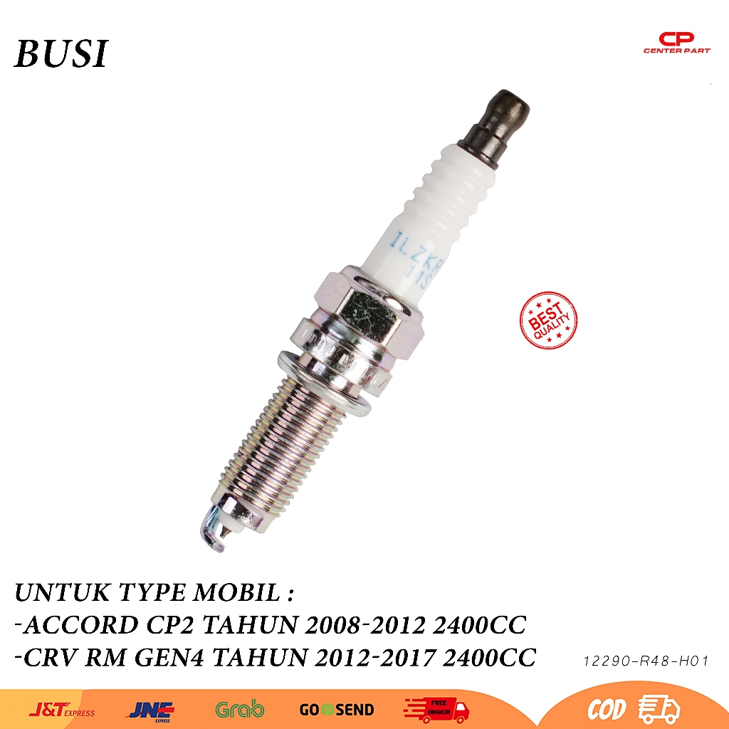 Busi Plug Spark Honda Crv Rm Gen4 2400cc Accord Cp2 2400cc