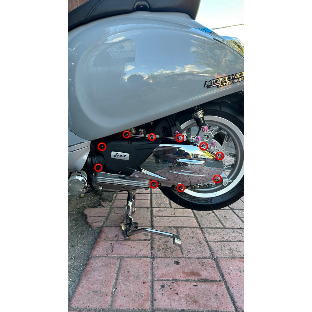 Baut Titanium CVT Vespa / Nmax / Aerox