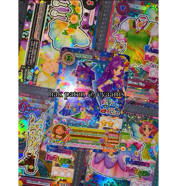 kartu aikatsu mizuki vivid kiss summer day moon dress