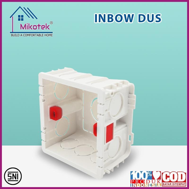 Mikotek Inbow Dus Mangkok Saklar Inbow / Tempat saklar listrik