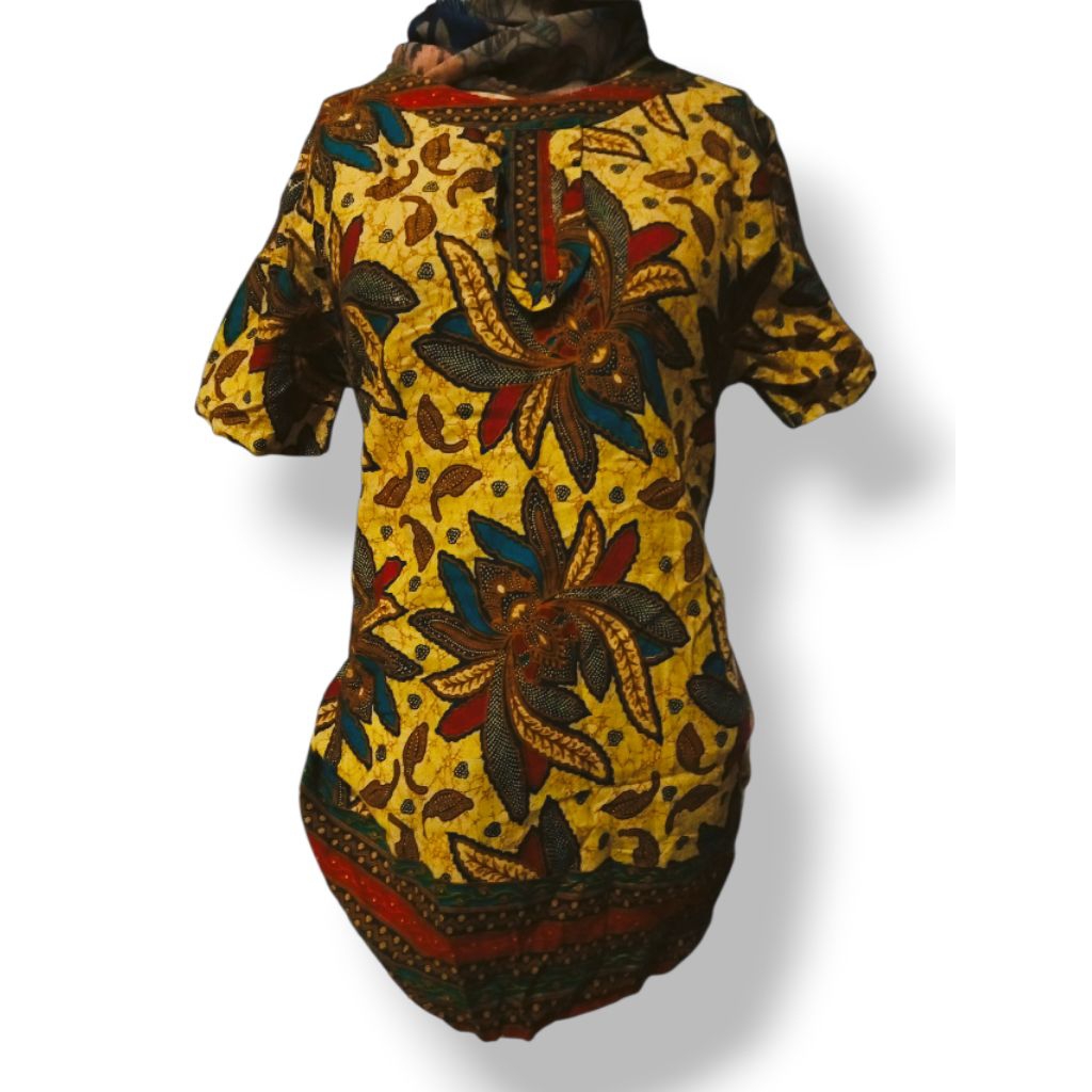 Baju Batik Wanita Lengan Pendek